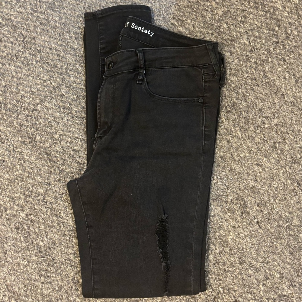Articles of Society Women's Skinny Jeans Black